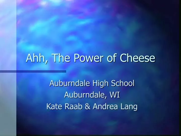 ahh the power of cheese