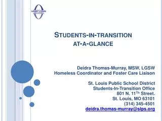 Students-in-transition at-a-glance