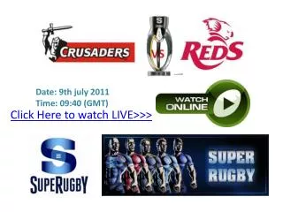crusaders vs reds live stream !hd! super 15 rugby final 2011
