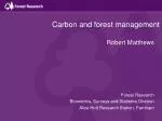 Carbon and forest management - slide 1