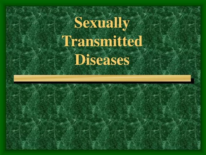 Ppt Sexually Transmitted Diseases Powerpoint Presentation Free Download Id1292361 2482