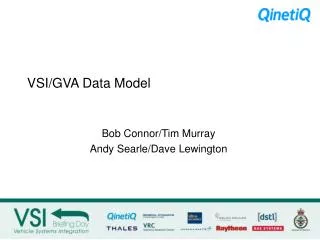 VSI/GVA Data Model