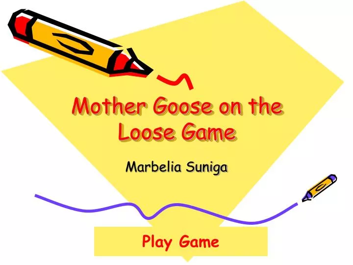 mother goose on the loose game