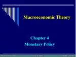 Macroeconomic Theory - slide 1