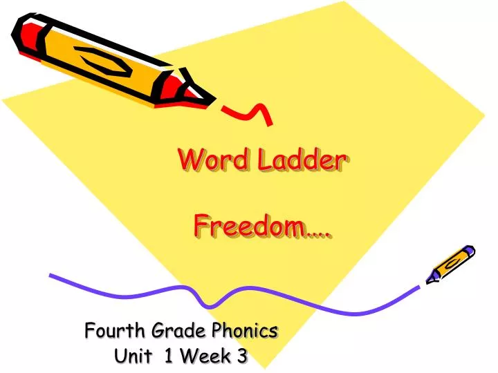 word ladder freedom