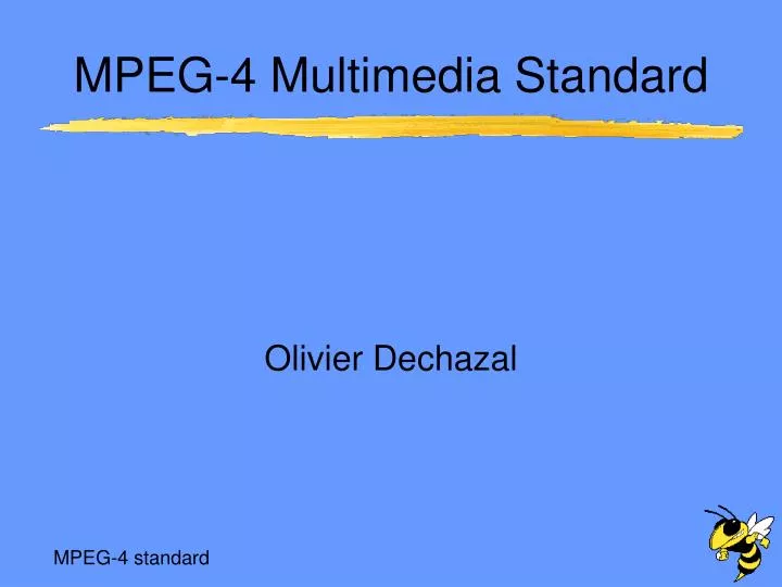 mpeg 4 multimedia standard