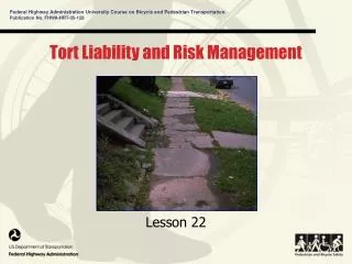Tort Liability and Risk Management