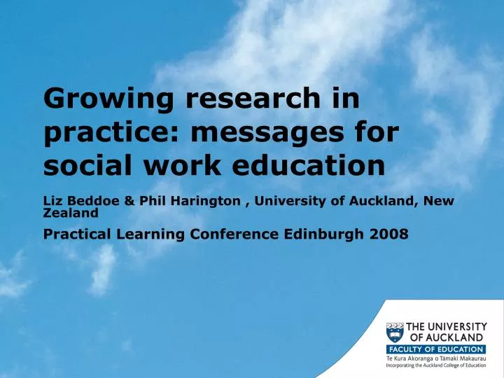 growing research in practice messages for social work education