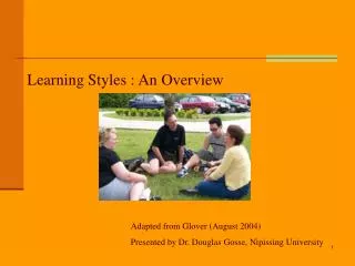 Learning Styles : An Overview