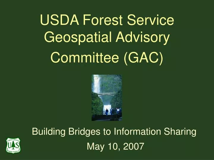 usda forest service geospatial advisory committee gac