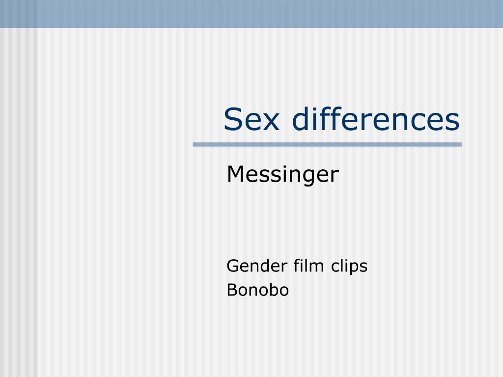 PPT - Sex differences PowerPoint Presentation, free download - ID:1292764