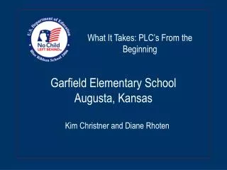 Garfield Elementary School Augusta, Kansas