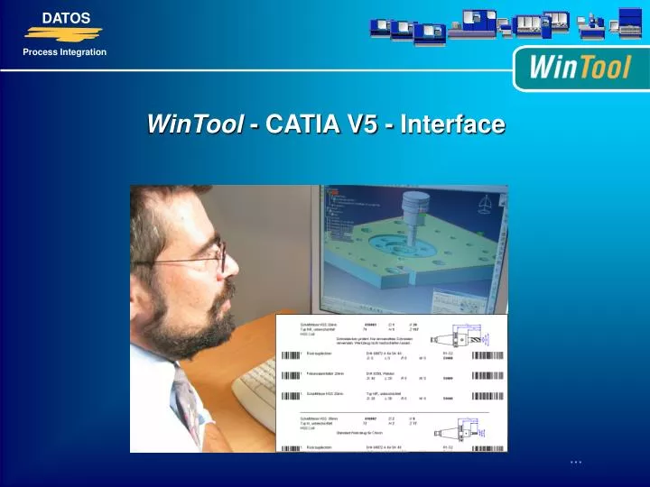 wintool catia v5 interface