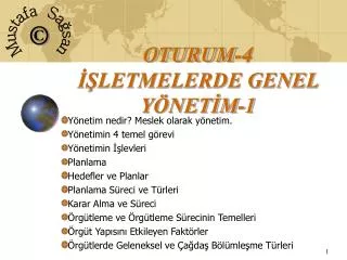 oturum 4 letmelerde genel y net m 1