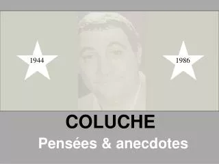 COLUCHE