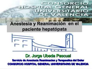 anestesia y reanimaci n en el paciente hepat pata