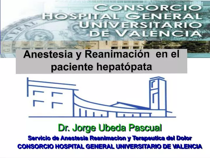 anestesia y reanimaci n en el paciente hepat pata