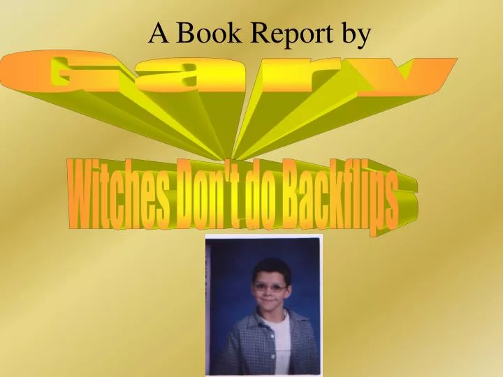 a book report by