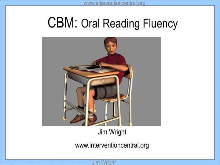 cbm oral reading fluency
