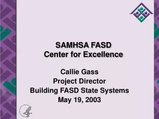 SAMHSA FASD Center for Excellence