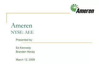 Ameren NYSE: AEE