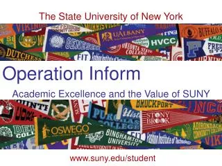 Academic Excellence and the Value of SUNY