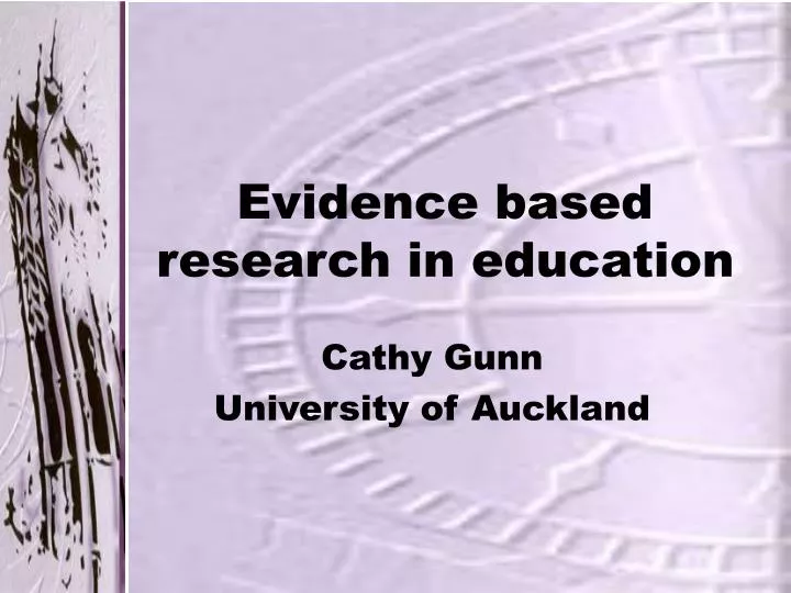 evidence based research in education