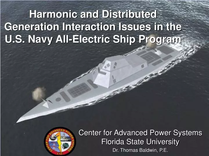 harmonic and distributed generation interaction issues in the u s navy all electric ship program