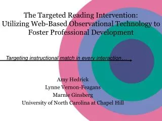 The Targeted Reading Intervention: Utilizing Web-Based Observational Technology to Foster Professional Development