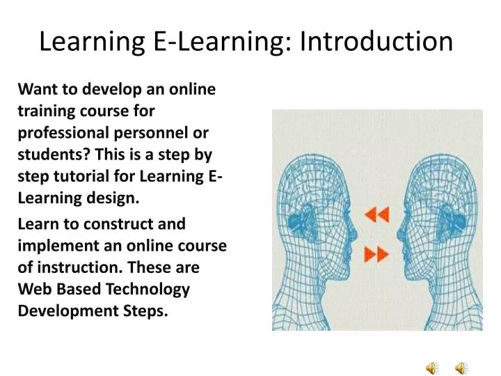 learning e learning introduction