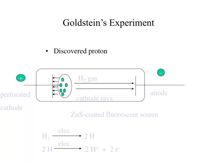 goldstein s experiment