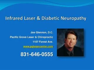 Infrared Laser &amp; Diabetic Neuropathy