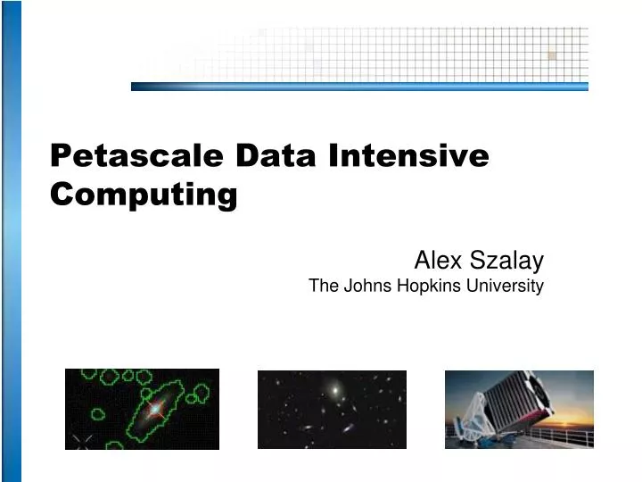 petascale data intensive computing