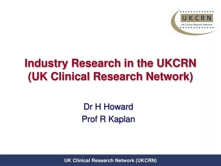 industry research in the ukcrn uk clinical research network