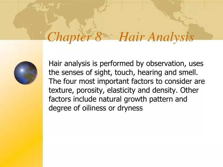 chapter 8 hair analysis