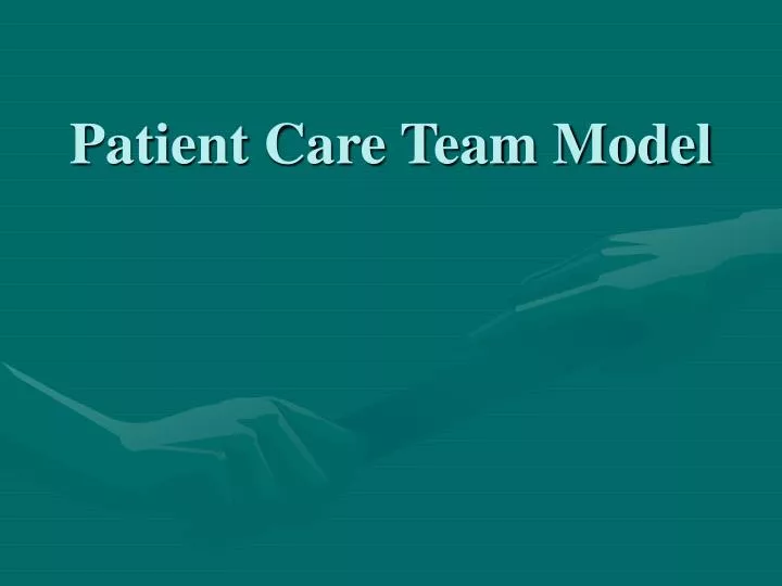 patient care team model