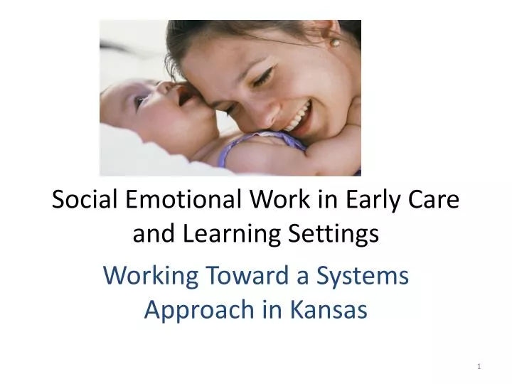 social emotional work in early care and learning settings