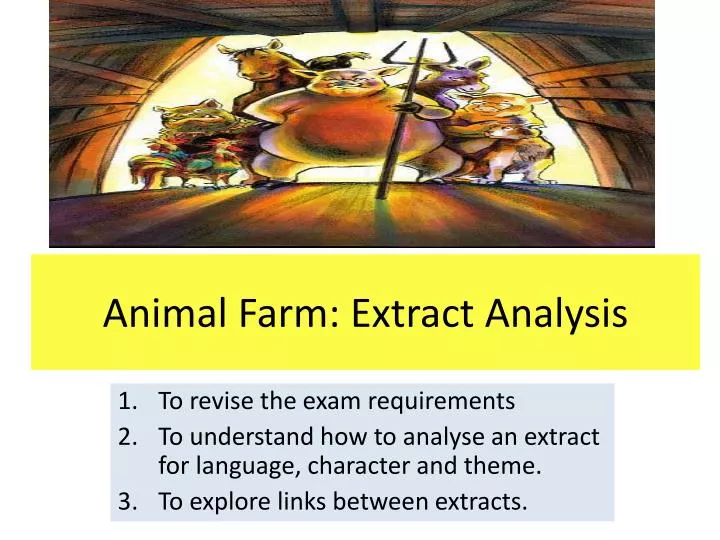 animal farm extract analysis