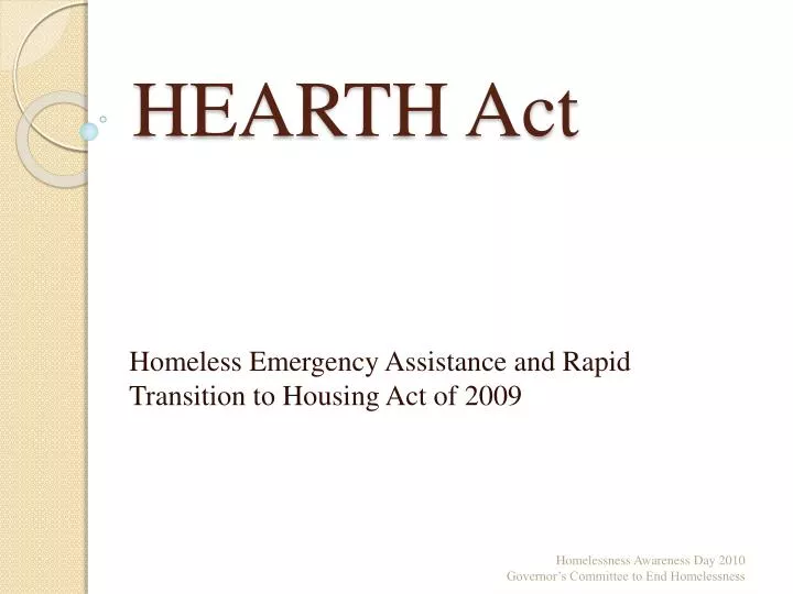 hearth act