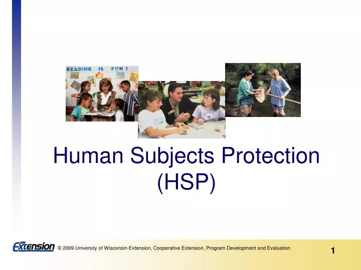 human subjects protection hsp