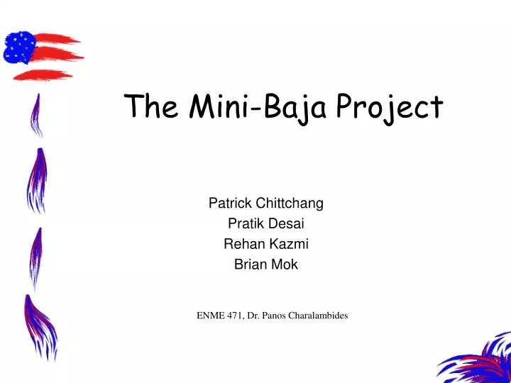 the mini baja project
