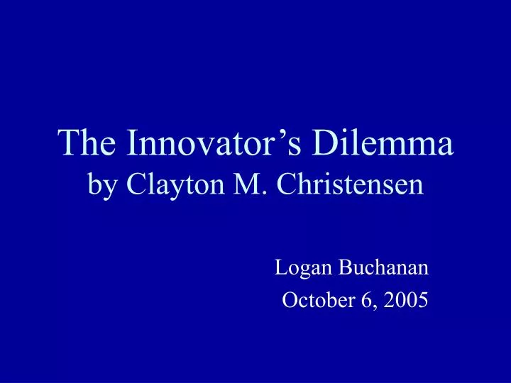 the innovator s dilemma by clayton m christensen