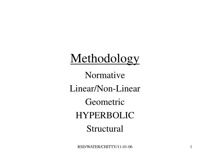 methodology