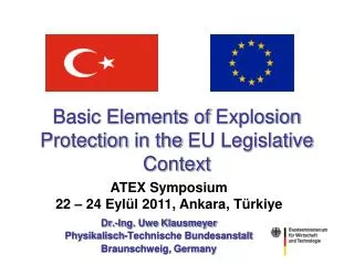 Basic Elements of Explosion Protection in the EU Legislative Context