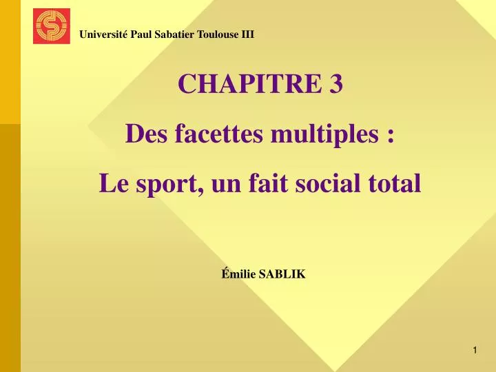 chapitre 3 des facettes multiples le sport un fait social total