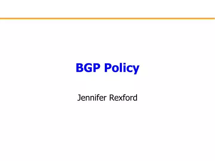 bgp policy