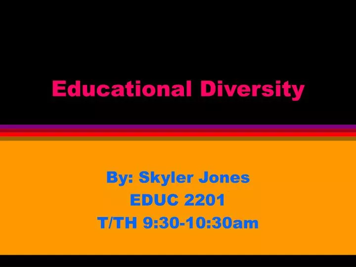 educational diversity