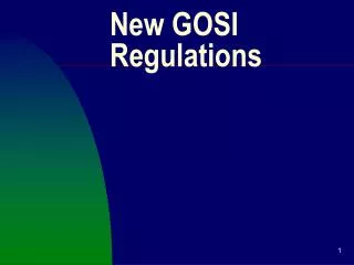 New GOSI Regulations
