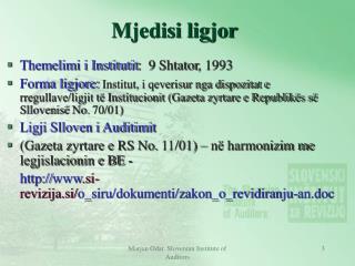 mjedisi ligjor