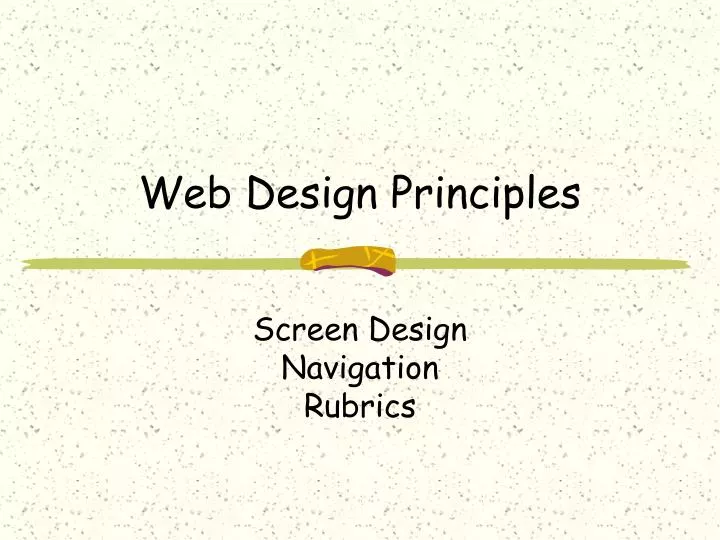 web design principles